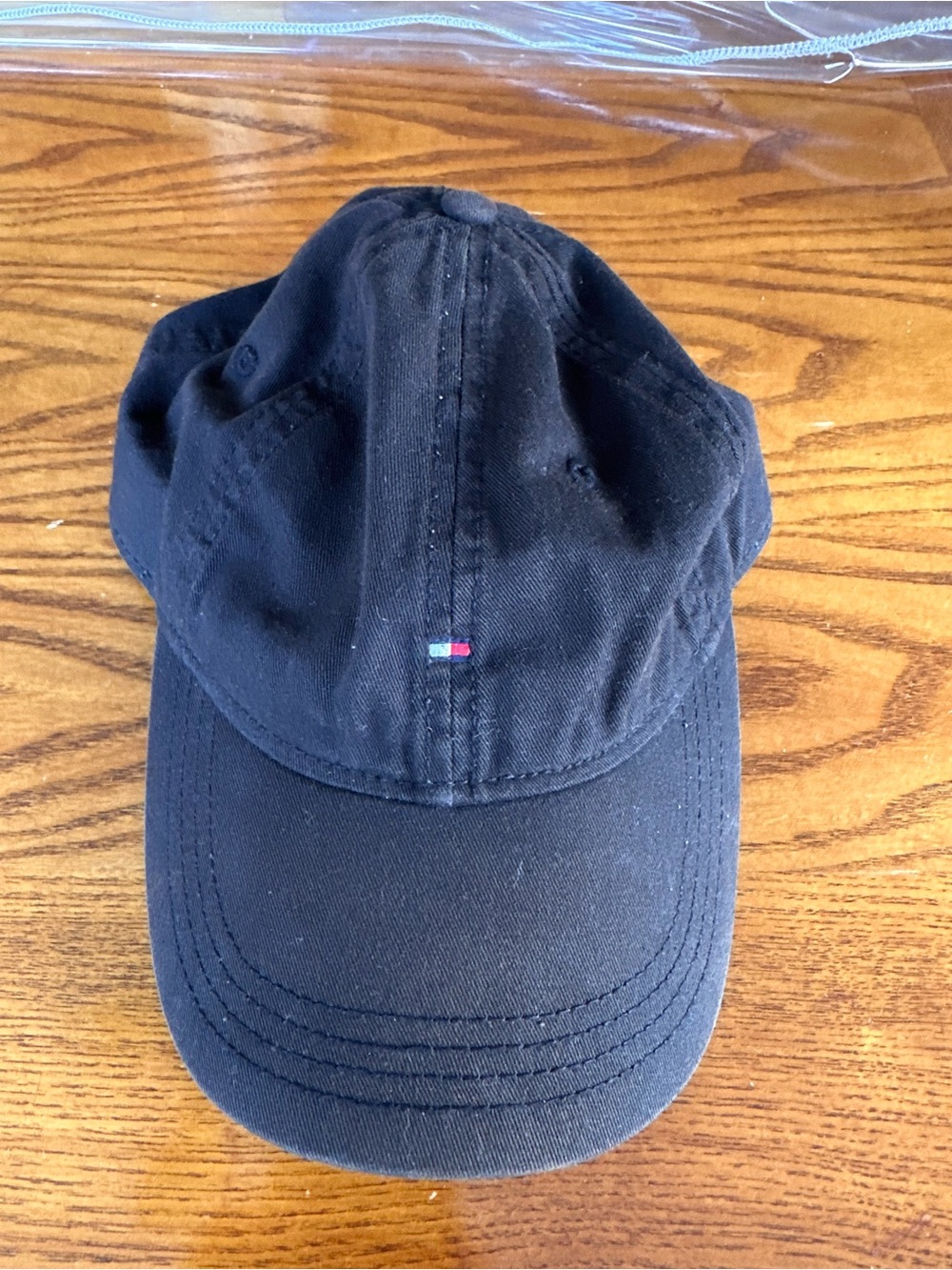 Black Baseball Cap Tommy Hilfiger